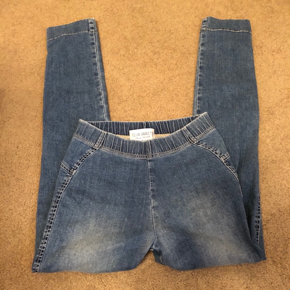 Elisa Cavaletti Denim Leggings, XS